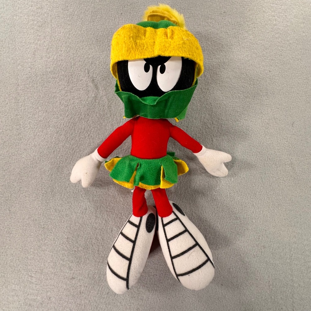 Vintage 1994 Marvin the Martian Looney Tunes Plush Applause 9 Inch Toy